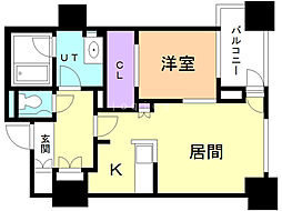 プライムメゾン南2条 1LDKの間取図画像