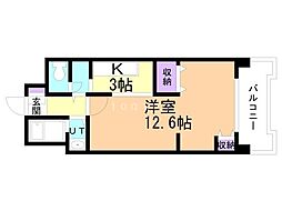 オリンピア大通西18マンション 1Kの間取図画像
