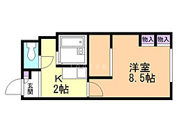 レオパレスセントラル南4条Ｂ 1階/113
