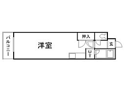 ラ・フランセ・宮の森 ワンルームの間取図画像