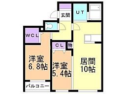 札幌市営東西線 西28丁目駅 徒歩8分 2階/-