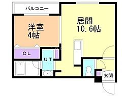 札幌市電2系統 西線16条駅 徒歩6分 4階/-