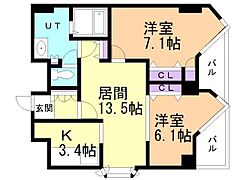 物件の間取り