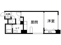 プライムアーバン大通公園1 1LDKの間取図画像