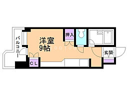 サンシャイン・シティー21 ワンルームの間取図画像