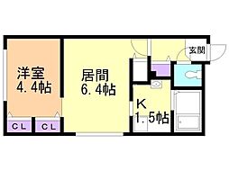 MODULOR中島公園2nd 1階