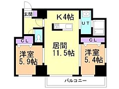 物件の間取り