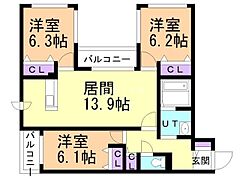 物件の間取り