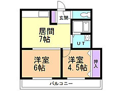 物件の間取り