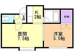 KSハイツ北11条 3階/206