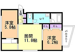 物件の間取り
