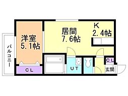 NAGI桑園 2階/203