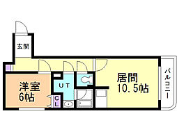 間取図画像 1LDK