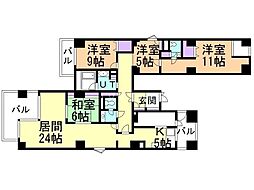 エルミタージュユリ 13階/1301