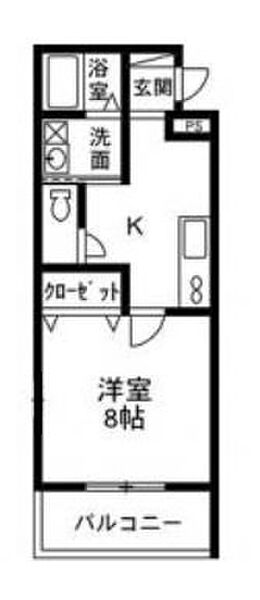 シターレ 202｜群馬県伊勢崎市連取町(賃貸アパート1K・2階・32.00㎡)の写真 その2