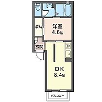 アークコート 103 ｜ 群馬県伊勢崎市市場町１丁目（賃貸アパート1LDK・1階・31.50㎡） その2