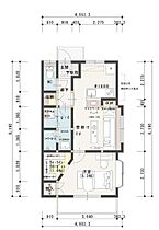 オズコーポ 211 ｜ 群馬県伊勢崎市境栄（賃貸アパート1LDK・1階・37.26㎡） その2