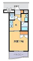 ジュネスマンション 109 ｜ 群馬県伊勢崎市山王町（賃貸マンション1K・1階・26.25㎡） その2