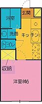 サカイノマンション 1C ｜ 群馬県伊勢崎市福島町（賃貸アパート1K・1階・27.00㎡） その2