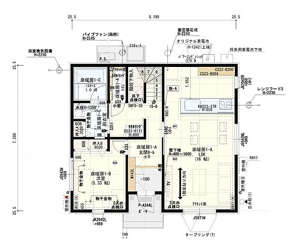 間取りを拡大表示