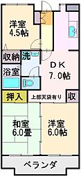 間取図画像 3DK