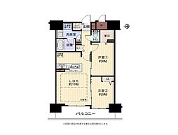 プレサンスロジェ上前津駅前 2LDKの間取図画像