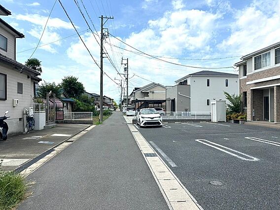 前面道路の様子...