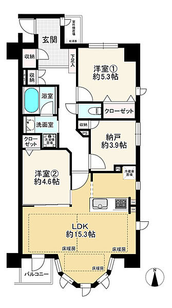 間取りを拡大表示