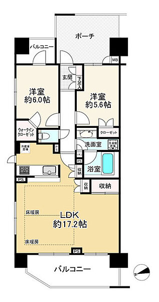 間取りを拡大表示