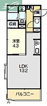 岡山県岡山市北区富田135-1（賃貸マンション1LDK・2階・39.98㎡） その2