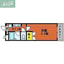 岡山県岡山市北区野田1丁目（賃貸マンション1K・4階・20.00㎡） その2