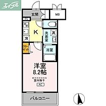 岡山県岡山市北区大学町（賃貸マンション1K・5階・28.38㎡） その2