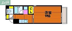 岡山県岡山市北区大供表町（賃貸マンション1K・4階・25.60㎡） その2