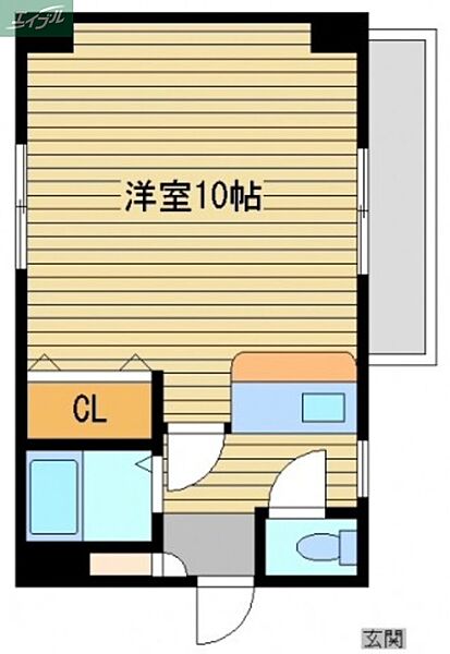 岡山県岡山市北区北長瀬本町(賃貸マンション1K・2階・28.50㎡)の写真 その2