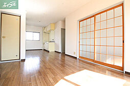 JR宇野線 大元駅 徒歩10分の賃貸アパート 2階2LDKのリビング/ダイニング