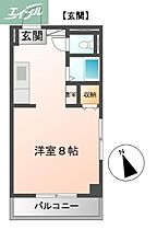 岡山県岡山市南区芳泉1丁目（賃貸マンション1R・3階・23.37㎡） その2