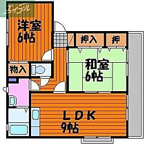 岡山県岡山市南区新保（賃貸アパート2LDK・1階・51.34㎡） その2