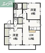 岡山県岡山市北区野田5丁目（賃貸アパート2LDK・2階・57.96㎡） その2