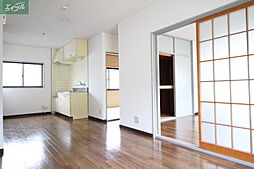 JR宇野線 大元駅 徒歩10分の賃貸アパート 1階2LDKのリビング/ダイニング