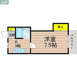 JR宇野線 大元駅 徒歩31分 3階/-