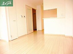 JR宇野線 大元駅 徒歩8分の賃貸マンション 2階1LDKのリビング/ダイニング