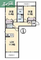 JR宇野線 備前西市駅 徒歩16分 3階/-