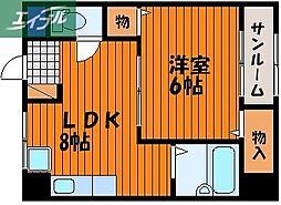 JR宇野線 大元駅 徒歩15分 6階/-
