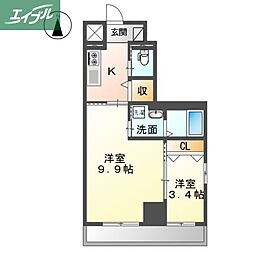 JR宇野線 大元駅 徒歩3分 8階/-