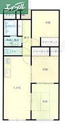 グランドフォレストさぬきや 3LDKの間取図画像
