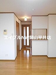 岡山電気軌道清輝橋線 清輝橋駅 徒歩36分の賃貸アパート 1階ワンルームのリビング/ダイニング