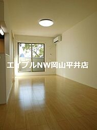 JR赤穂線 西大寺駅 徒歩28分の賃貸アパート 3階1LDKのリビング/ダイニング