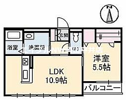 JR山陽本線 岡山駅 バス25分 四軒屋住宅下車 徒歩4分 2階/-