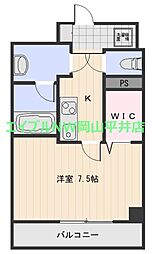 grandnoir 1Kの間取図画像