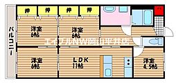 グランドピリー浦安 4LDKの間取図画像